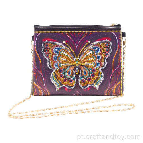 5D Diamond Painting Crossbody Bag com corrente